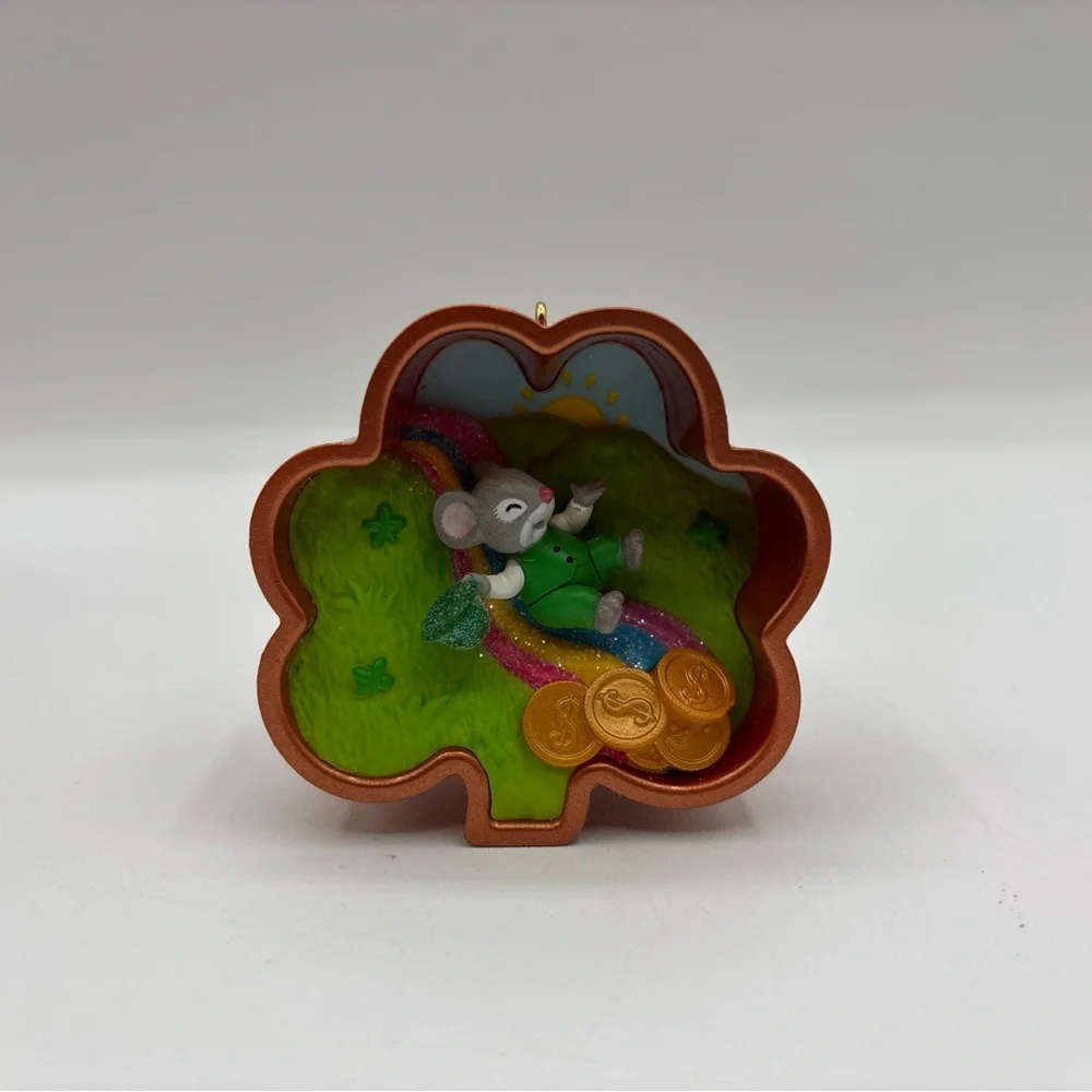Hallmark Keepsake 2017 Cookie Cutter Leprechaun Christmas Tree Ornament Artist C